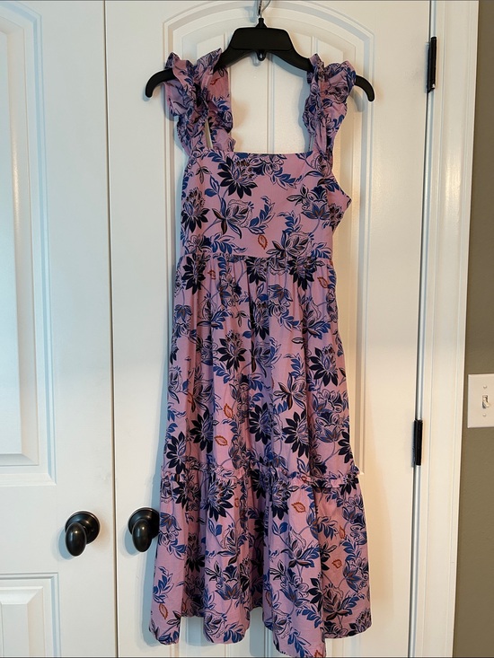 J. Crew Dresses & Skirts - J. Crew Lavender Floral Ruffled Strap Sundress